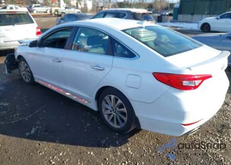 2017 Hyundai Sonata Sport z USA, uszkodzony, nr VIN 5NPE34AF4HH488679